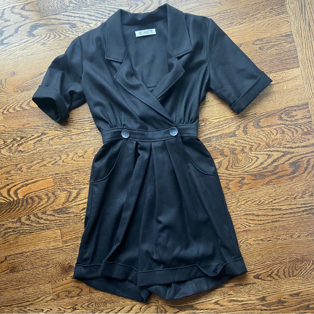 Georgette Nyc Vintage Wool Romper